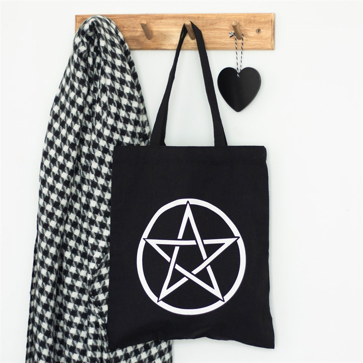 Pentagram Polycotton Tote Bag, image 4 of 4