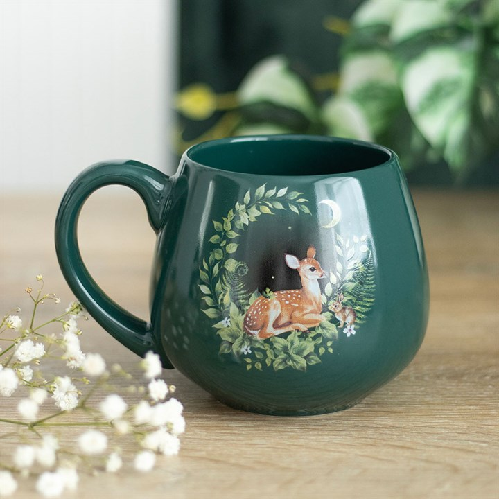 Green Fawn Rounded Mug, image 1 of 5