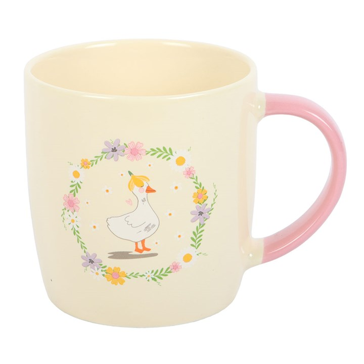Floral Duck Mug, image 4 of 5