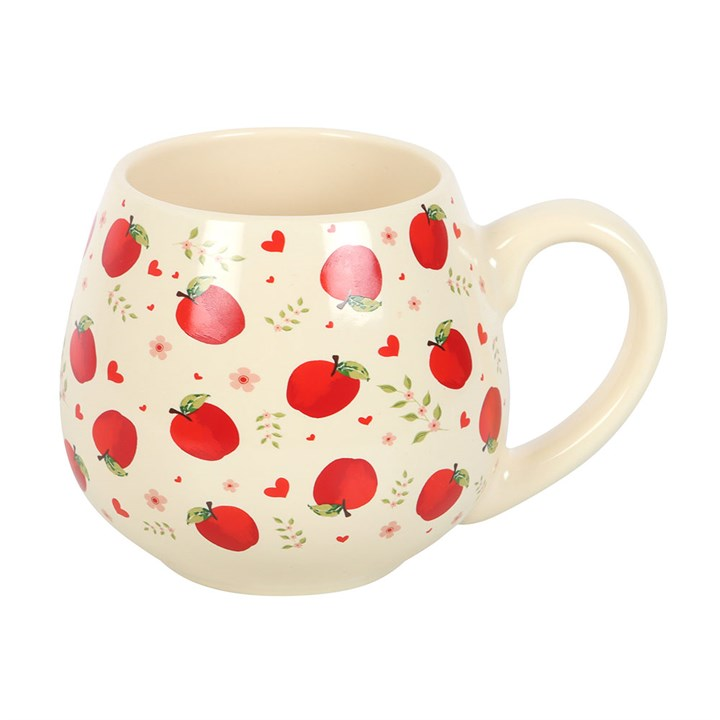 Apple Print Rounded Mug, image 4 of 6