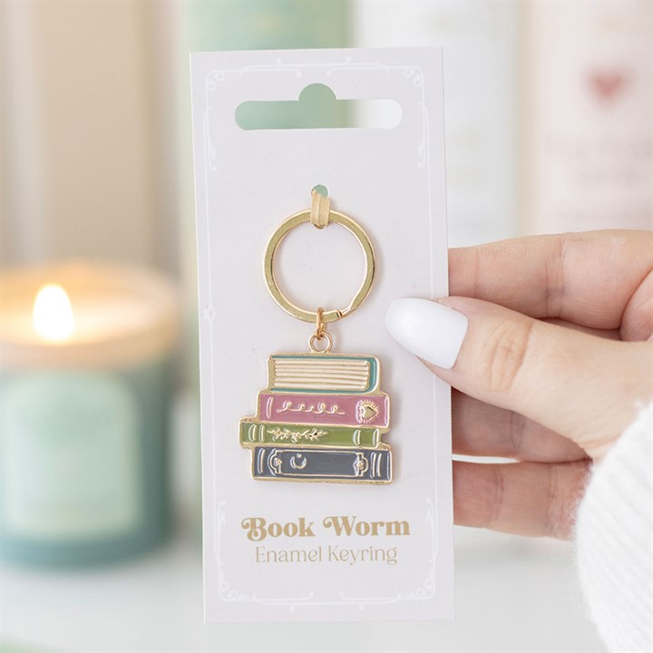 Book Worm Keyring, image 1 of 6