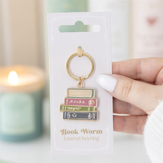 Book Worm Keyring, image 1 of 6