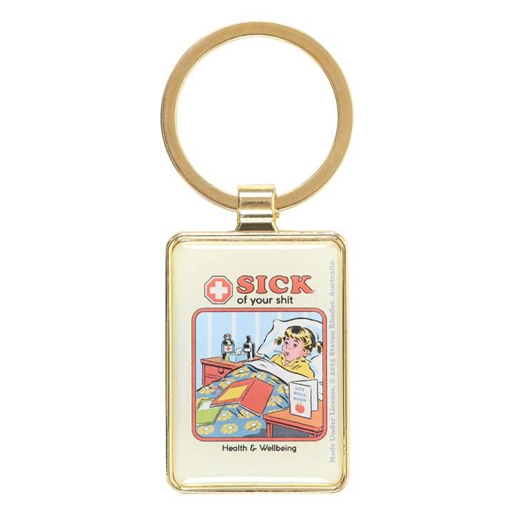 Sick of Your Sh*t Keyring by Steven Rhodes, image 3 of 6