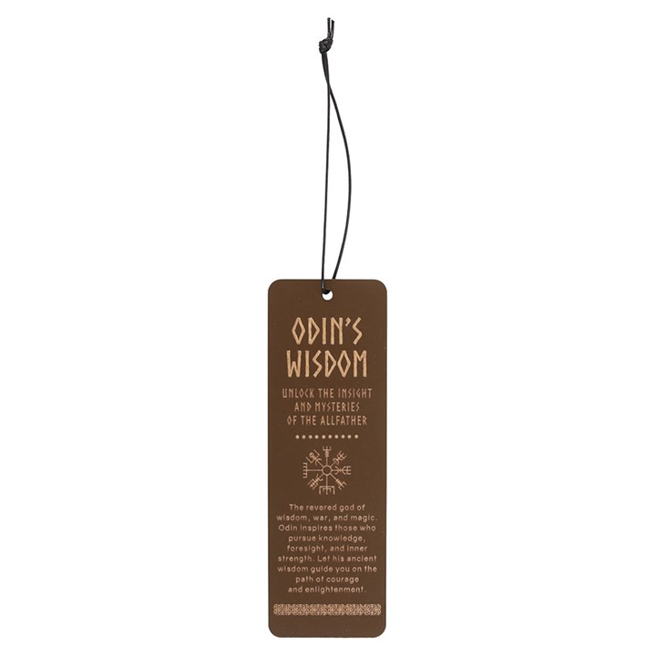 Odin's Wisdom Wooden Bookmark, image 2 of 5
