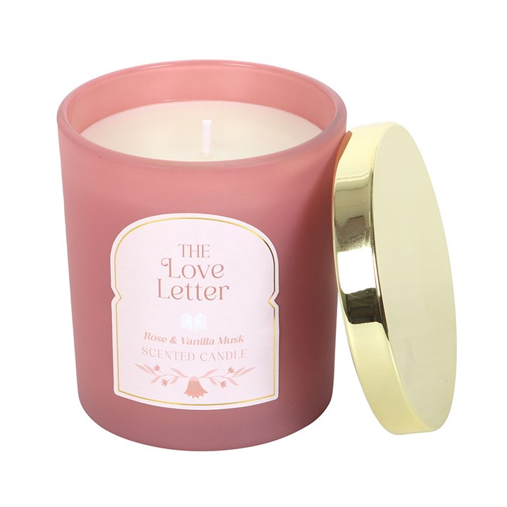 The Love Letter Rose & Vanilla Musk Candle, image 3 of 5