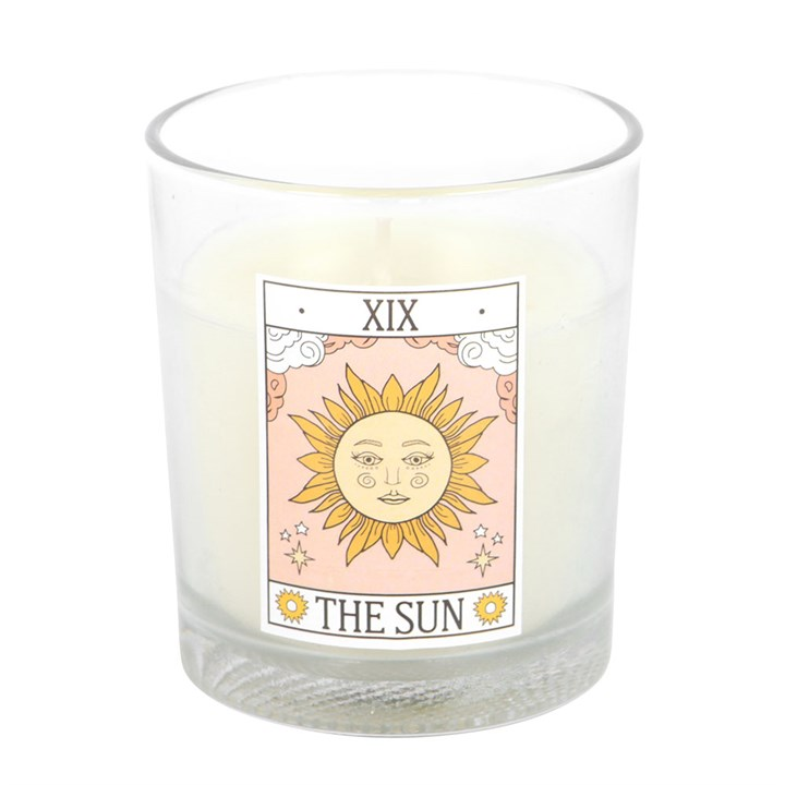 The Sun Vintage Tarot Rose Candle, image 3 of 4