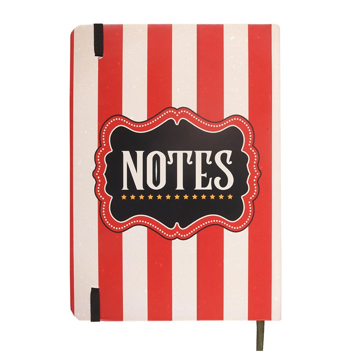 Red Circus Stripe A5 Notebook, image 4 of 7