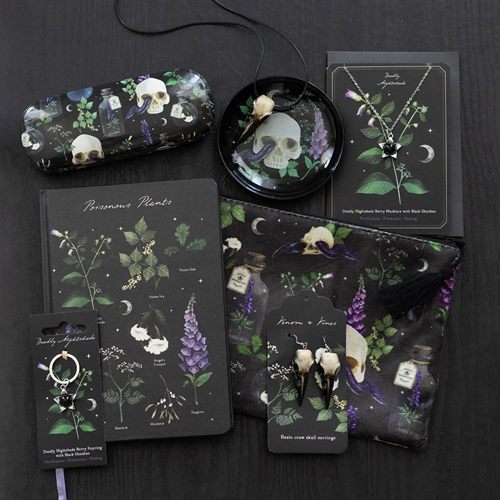 Venom & Vines Print Makeup Bag, image 5 of 5