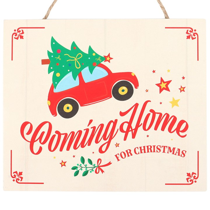 Coming Home for Christmas Hanging Sign, image 3 of 4