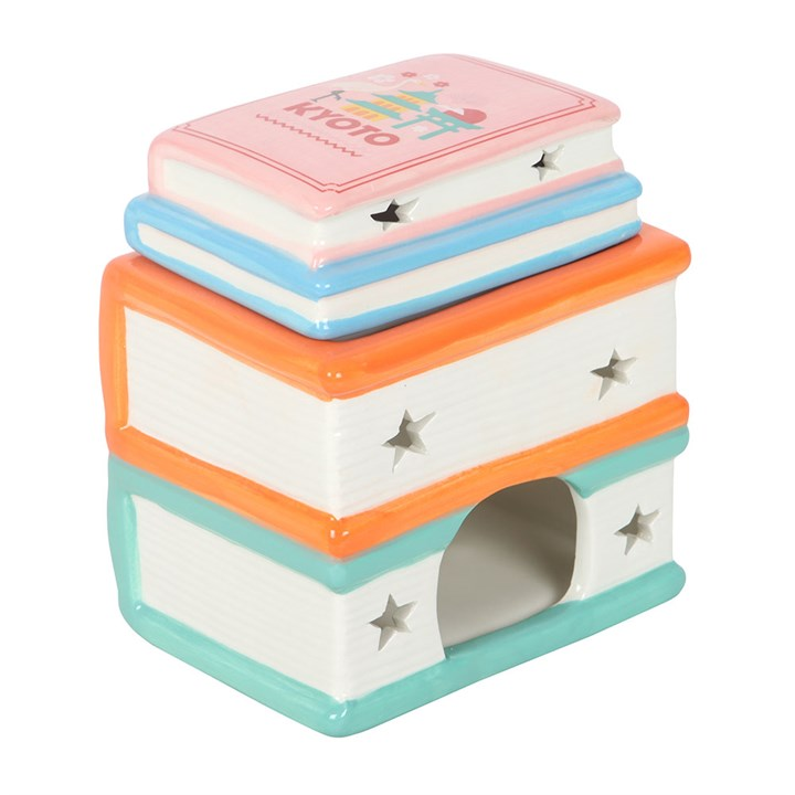 Travel Book Stack Oil Burner and Wax Warmer, image 6 of 7