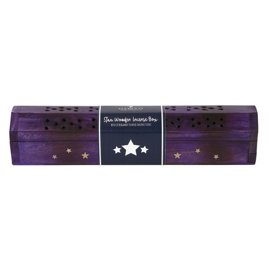 Star Wooden Bergamot Incense Box Set, image 1 of 6