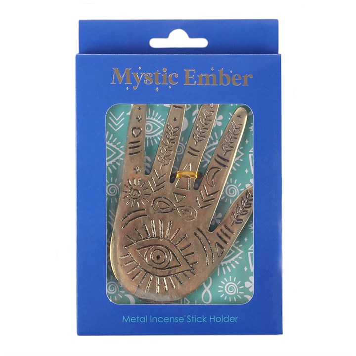 Mystic Hand Metal Incense Stick Holder, image 3 of 6