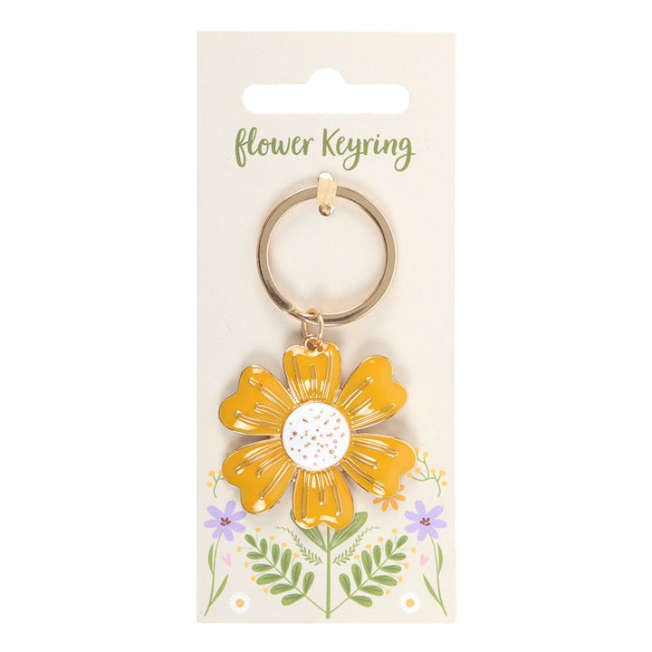 Yellow Daisy Keyring, image 2 of 5