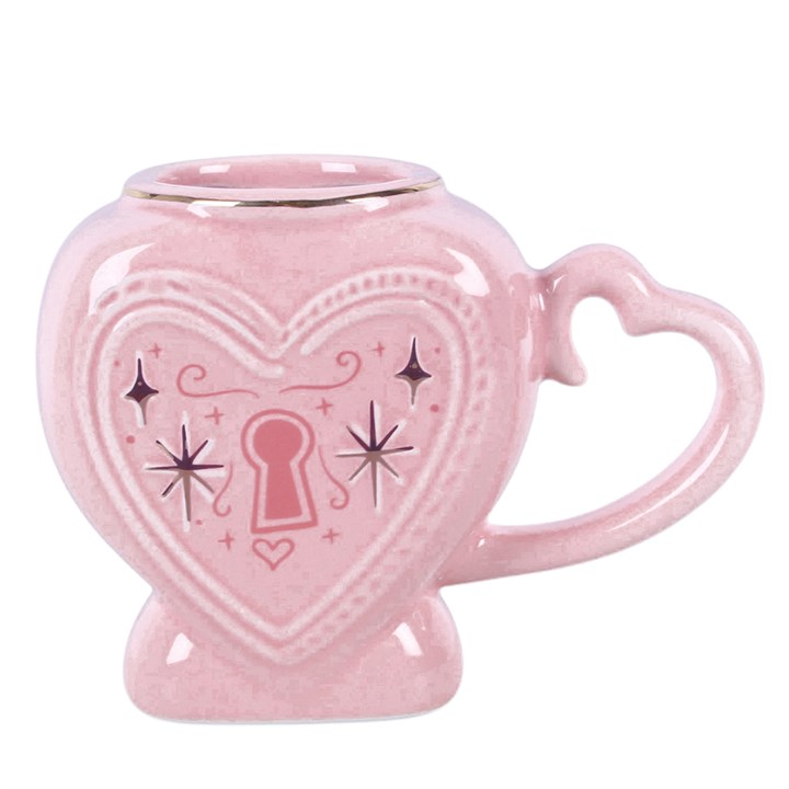 Heart Locket Mug and Key Stirrer, image 4 of 7