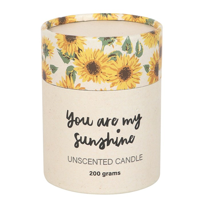 You Are My Sunshine Candle with 3D Sunflower, image 5 of 6