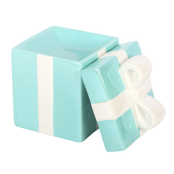 Blue Christmas Present Oil Burner, image 5 of 6