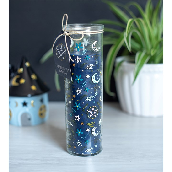 Solstice Spell Print Blackberry & Pine Tube Candle, image 1 of 5