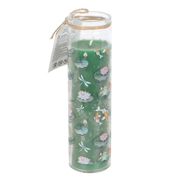 Pond Print Oriental Jasmine Tube Candle, image 3 of 5