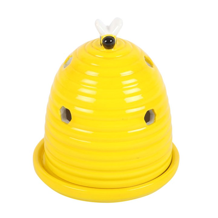 Yellow Beehive Incense Cone Holder, image 4 of 5