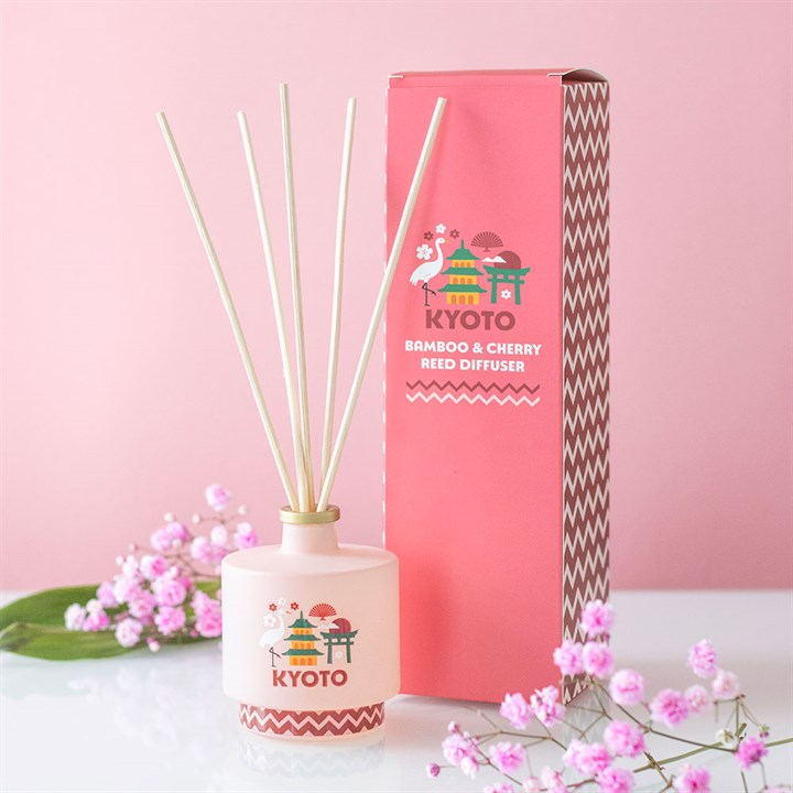 Kyoto Bamboo & Cherry Blossom Reed Diffuser, image 2 of 6