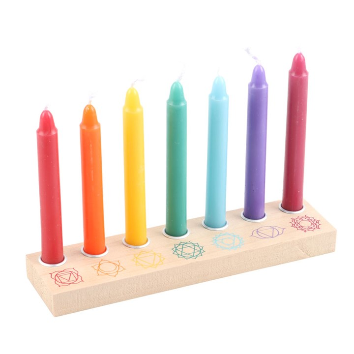 Chakra Energy Candle and Crystal Gift Set, image 4 of 6