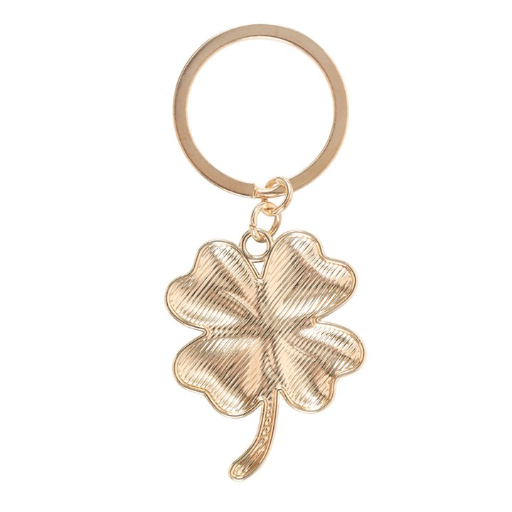 Lucky Four-Leaf Clover Keyring, image 4 of 4