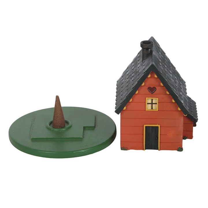 Brown House Incense Cone Burner, image 4 of 6