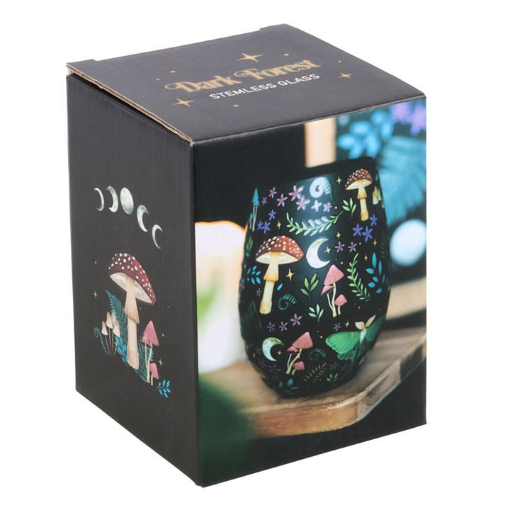 Dark Forest Print Stemless Glass, image 6 of 6