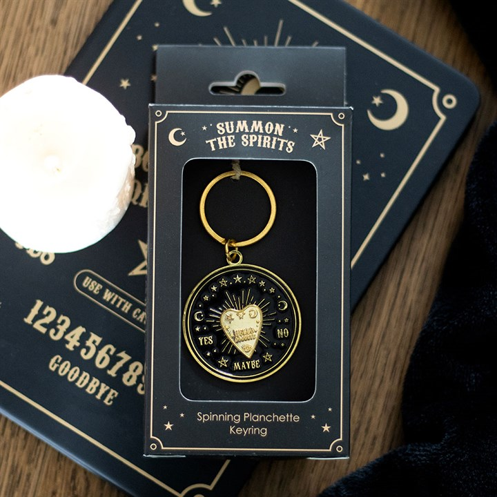 Spinning Talking Board Planchette Keyring, image 1 of 6