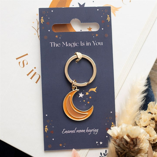 Autumn Magic Moon Keyring, image 1 of 5