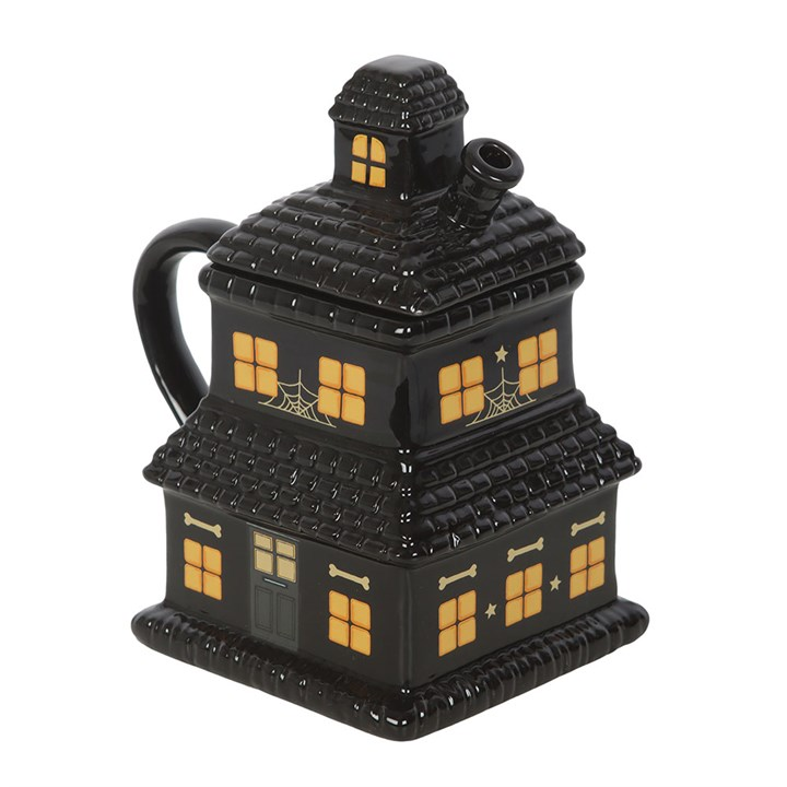 Black Haunted House Mug, image 4 of 5