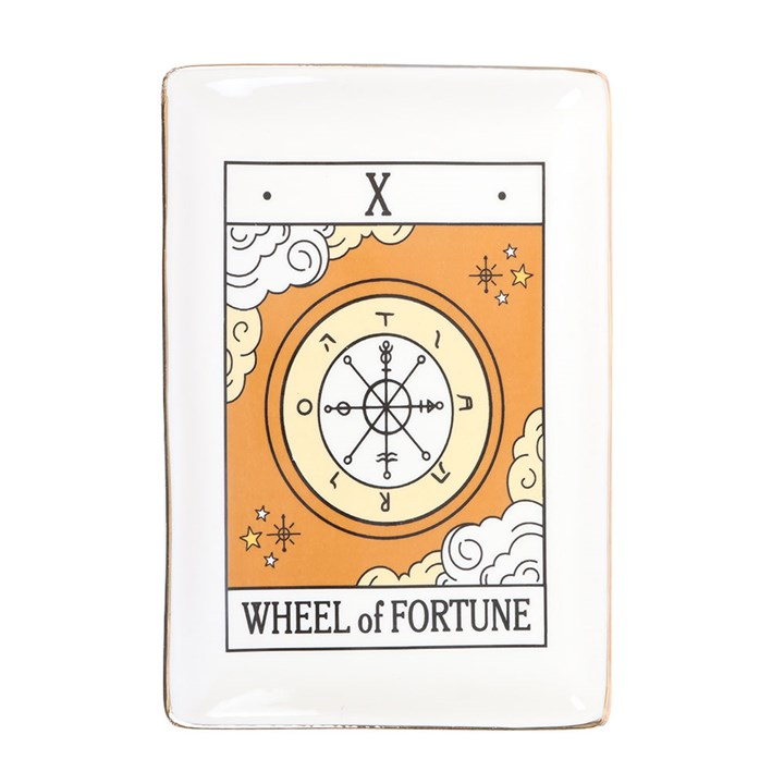 The Wheel of Fortune Vintage Tarot Trinket Dish, image 2 of 4