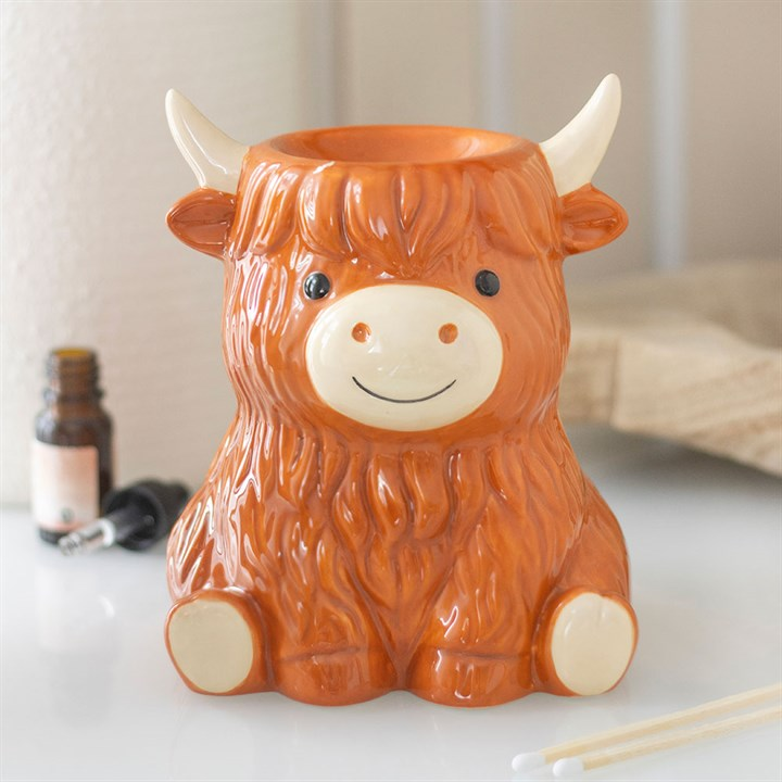 Highland Cow Oil Burner and Wax Warmer, image 2 of 5