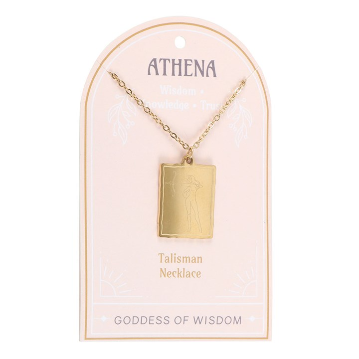 Athena Goddess Talisman Necklace, image 2 of 5