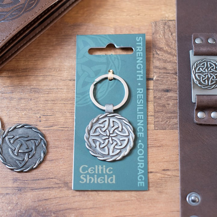Celtic Shield Knot Keyring, image 1 of 5