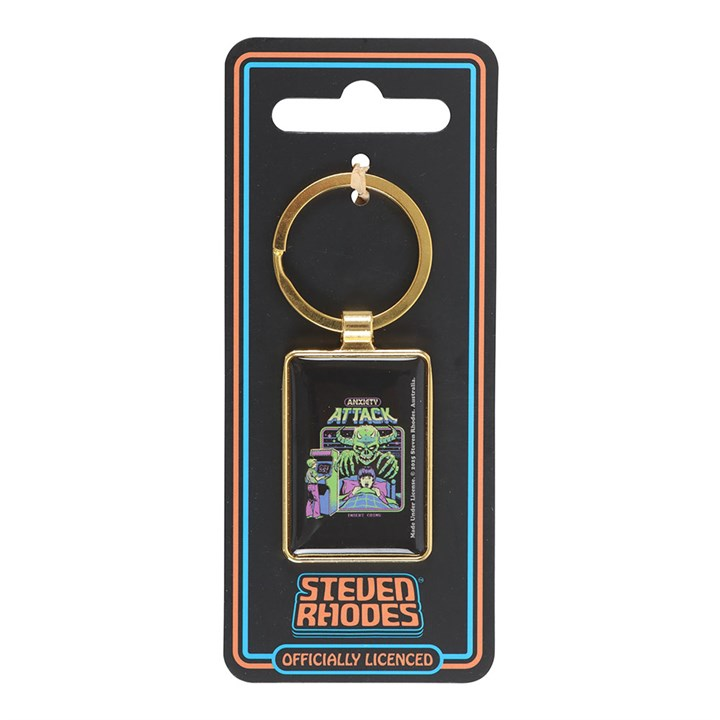 Anxiety Attack Keyring by Steven Rhodes, image 2 of 6