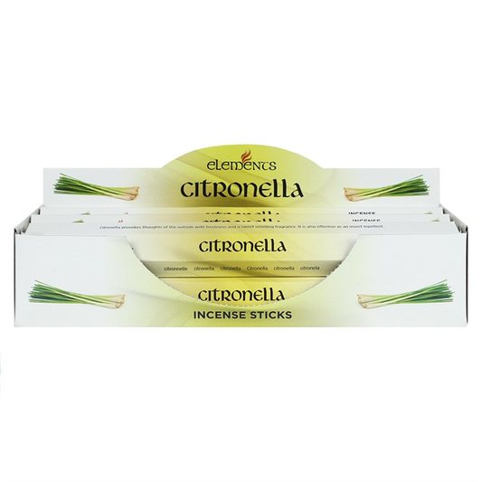 Set of 6 Packets of Elements Citronella Incense Sticks, image 1 of 2