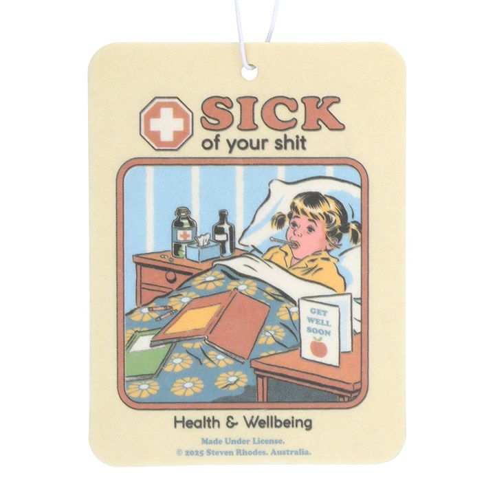 Sick of Your Sh*t Peach Air Freshener by Steven Rhodes, image 4 of 4
