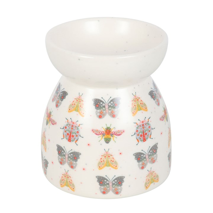 Floral Bug Print Oil Burner and Wax Warmer, image 4 of 5
