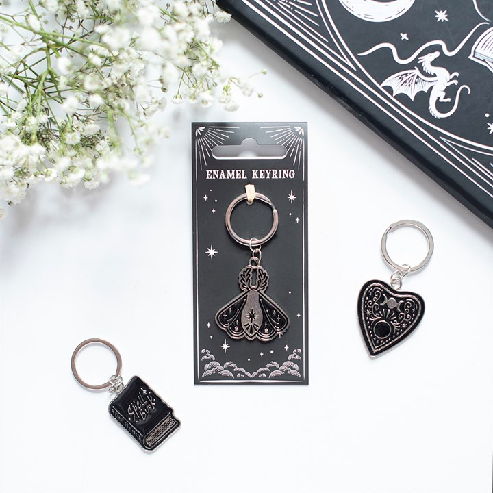 Black Moth Keyring, image 2 of 5