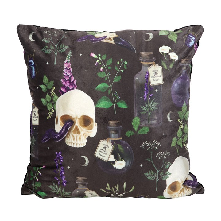 Venom & Vines Print Cushion, 35cm Square, image 2 of 4
