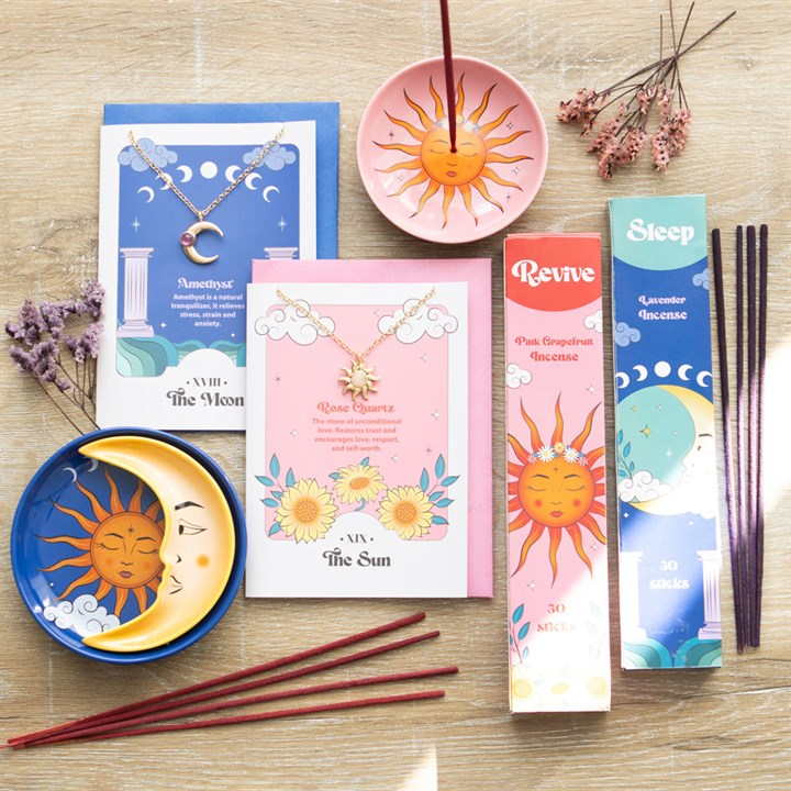 The Sun Celestial Rose Quartz Necklace Card, image 6 of 6