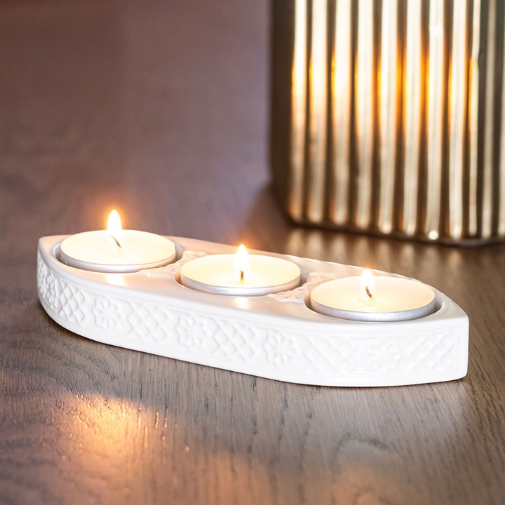 Geometric Triple Tealight Holder, image 1 of 5