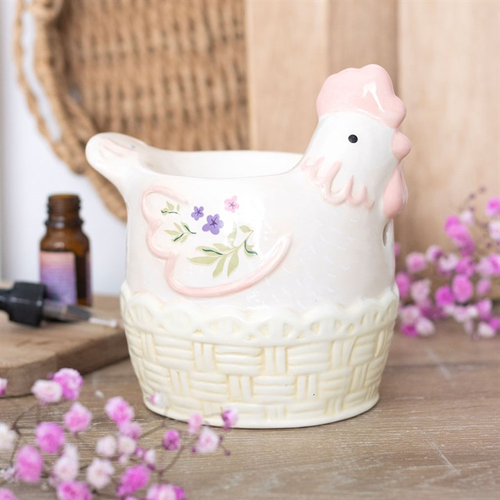 Hen Shaped Oil Burner and Wax Warmer, image 1 of 4