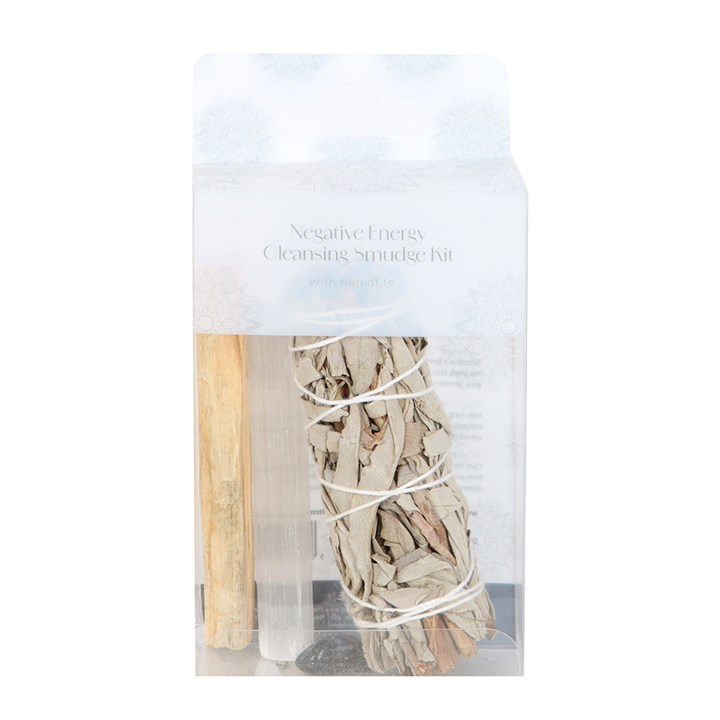 Negative Energy Smudge Kit with Hematite, image 2 of 4