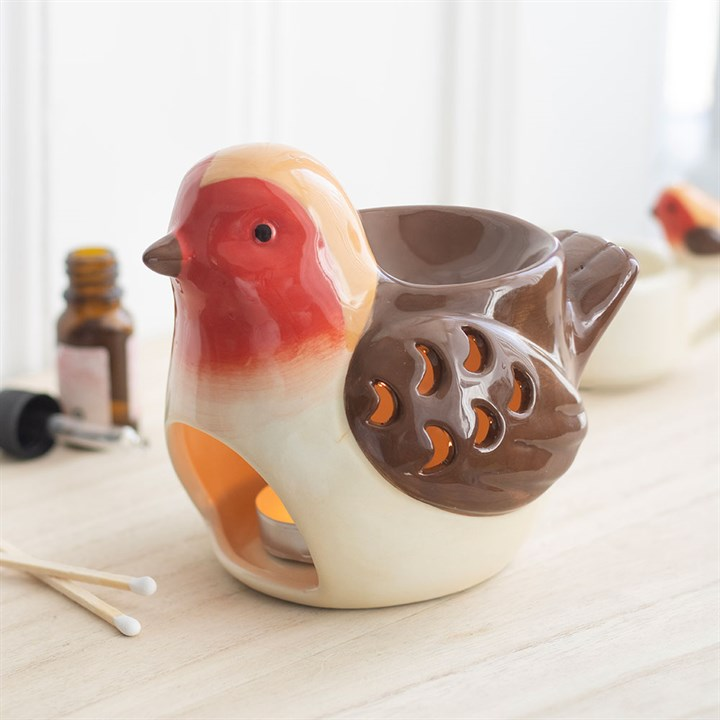 Robin Shaped Oil Burner and Wax Warmer, image 1 of 7