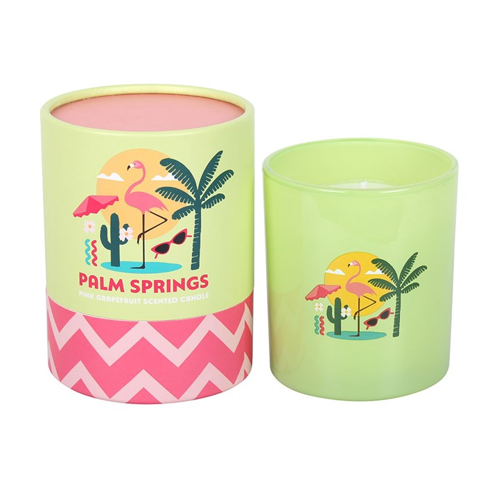 Palm Springs Pink Grapefruit Scented Candle, image 3 of 6