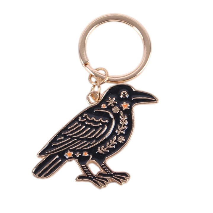 Folk Raven Keyring, image 3 of 4