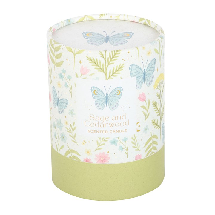 Luna Bloom Butterfly Sage and Cedarwood Candle, image 5 of 6