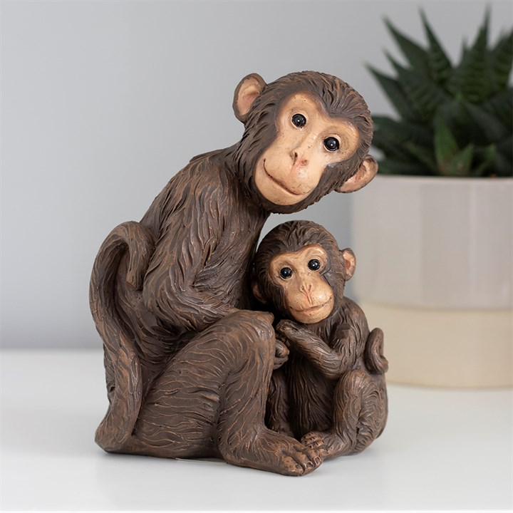 Monkey Mother and Baby Ornament, image 3 of 3